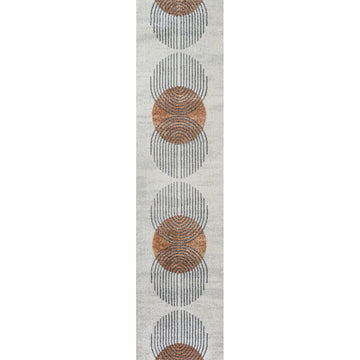 Kallax Geometric Modern Low-Pile Machine-Washable Area Rug